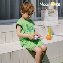 문케이크클로젯 SWIMMING DUCK sleeveless summer set 상하복