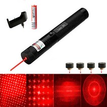 건전지충전 높은 강력한 녹색 토치 532nm 1000m Focusable 포인터 배터리 및 충전기와 조절 3917883781, Red laser 4cap