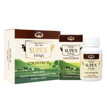 네이쳐스탑 호주 초유 면역글로블린 수펙스 1400mg 350IgG 60정 2통 Colostrum Immunoglobin Supex, 120정, 1개