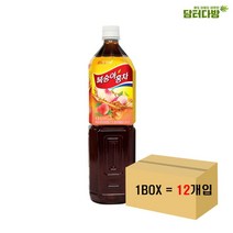 담터 복숭아홍차 1.5L 1BOX-12개입 들이좋아하는 스티 홍차 먹기편한 아이 베이스 바로마시는 복숭아, 쿠팡 1, 미들퐁 쿠팡 1