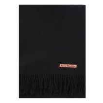 [아크네 스튜디오] 캐나다 울 머플러 CA0209 900 BLACK [ANA062bk]