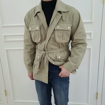 남성 벨트 야상 클래식 자켓 3Color