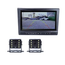 화물트럭 AHD 후방카메라 AHD 7인치모니터 셋트 덤프 윙바디 12-24V, AHD후방카메라 2개+AHD모니터