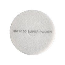3M 플로어패드 12인치 바닥 광택 청소 박리 패드, 1개, 백색