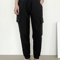 가비진 여성용 밴드 스판 카고 조거 트레이닝 바지 키작녀/키큰녀 데일리! 빅사이즈까지