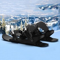 카빙스키 인라인스키 숏스키 대회전 스키플레이트, 상세이페이지 참고, 길이 36cm 블랙 보드