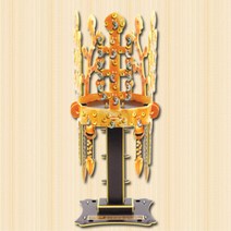 문화유산 신라 금관 종이 3D퍼즐 역사 장난감 입체퍼즐 놀이방 만들기세트 미니어처, 상세페이지참조