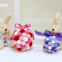 (유니아트) 1000 솜사탕퐁퐁이15mm 1봉 뿅뿅이, 오렌지