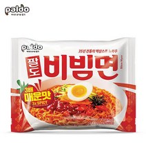 팔도 네넴띤 130g x 10개 / 비빔면 비빔라면 봉지라면 비빔장 라면