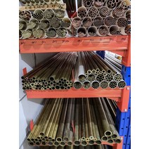 동파이프 배관 니플 부속 H62 황동 튜브 두꺼운 벽으로 된 구리 중공 고압 2180mm 제로 컷 가능