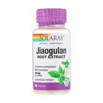 Solaray 솔라레이 쟈오귤란 자이페노사이드 Jiaogulan Root Extract 410 mg 60 베지 캡슐