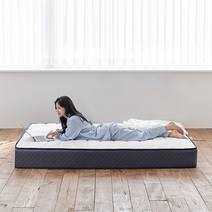 (89000원 전국무료배송+추가비용X) 휴도 탄탄한 제주 20cm 엔드리스 스프링 침대 매트리스 S SS Q K 단단한 가성비 싱글 슈퍼싱글 매트리스 퀸 킹, 그레이 HL01048