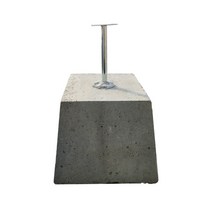 기초석 시멘트 콘크리트 컨테이너 받침대 휀스톤 블럭, 1개