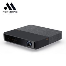 Formovie S5 레이저 빔프로젝터 휴대용 풀HD 홈시어터 1100ANSI 풀 키스톤 보정 안드로이드 와이파이 미니빔, Android(2GB+16GB), 검정