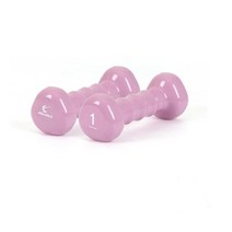 홈트레이닝 요가 덤벨 PVC 삼각 아령 1KG 스위트라일락, 1개, 없음