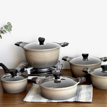 카라반 리조트 펜션 세라믹 코팅냄비 유리뚜껑 행사용 주방 선물 혼수 신혼, 상세페이지참조, 델라 세라믹냄비 24양수