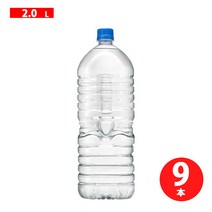 Asahi Delicious Natural Water Labelless Pet 아사히 딜리셔스 내추럴 워터 생수 라벨리스 페트 2L 9개