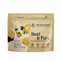 펫베이커리 고양이 동결건조사료 소고기생선 50g, 펫베이커리 동결건조 사료 소고기&생선 50g
