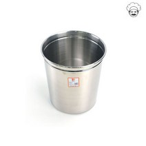 스텐 깡통 오픈휴지통 쓰레기 중 다목적휴지통 일반 청소용품 동, 본상품선택