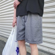 남자 츄리닝 반바지 데일리 외출 베이직 코디 팬츠