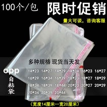 일회용비닐팩 OPP 스티커 셀카봉지 주머니 의류파우치 투명 봉투 소모함 주문제작 4903360618, 양면 5레이스 기본 20 *34cm (내장 30 )꽃칼, 100 개 /가방