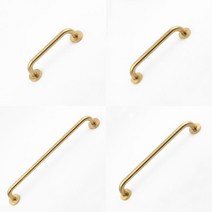 중문 슬라이딩 스텐파이프 안전손잡이 골드무광, 3.스텐파이프 골드무광 19x450mm