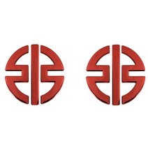 가와사키 닌자 3D 바이크 오토바이 로고 스티커 페어링 데칼 엠블럼 탱크 4 팩 H2R Z125 Z300 Z1000, 03 2 PACK-Red