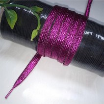 1 쌍의 빛나는 골드 실버 스레드 끈 반짝이 플랫 반짝 부츠 색 반짝임 110cm 구두 끈 색깔