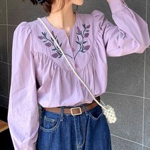 몽드 플라워자수셔링블라우스mde2300235