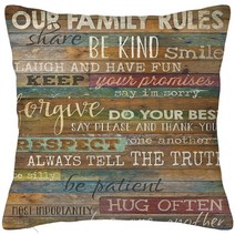 쿠션 크리스마스 장식 레트로 향수 스타일의 텍스트 인쇄 린넨 베갯잇 거실 소파 쿠션 커버 가정 장식 베개 40x40을 던져, 450mm 450mm