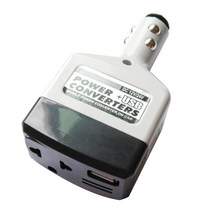 DC 12V/24V ~ AC 220V 전력 인버터 전압 변환기 휴대용 USB 자동차 인버터, 1개