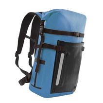 항해 강 트레킹 카누 보트 타기를위한 소형 플로팅 배낭 방수 드라이 백, 30L 48cm x 32cm, PVC, 파란색