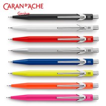 까렌다쉬 샤프 844 메탈 클래식 0.5mm (8색), 색상:레드(Cd844.070), 단품