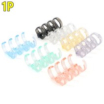 공시생용 4구 분철용 파스텔컬러 스프링제본링 유인물 바인더, 파랑