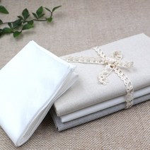 당일출고/ 자수용 고급린넨 워싱광목 워싱메란지 아사손수건4종-내츄럴시리즈/ 프랑스자수 원단