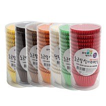 더팩컴퍼니 노르딕색지 머핀컵45mm 7종, 1통, 화이트