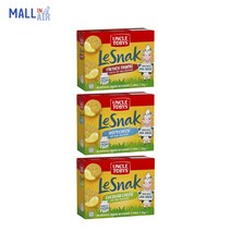 호주 엉클 토비스 Uncle Tobys 르 스낵 Le Snak 크래커 & 치즈 딥 6개입 132g 3종 체다치즈/테이스티 치즈/프렌치 어니언 3개 묶음, 믹스 3개