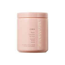 VEGAMOUR GRO 헤어 비오틴 구미 네추럴 딸기 향 30개