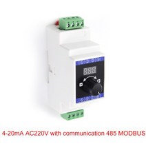 전자디지털 디스플레이 전류 신호 발생기 4 ‑ 20mA DC 24V 시뮬레이션 레일 설치 (통신 포함) 485 MODBUS, 03 4-20mA AC220V