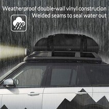 루프백 자동차캐리어 루프박스자동차 루프박스 접이식 디자인의 자동차 카고 루프 백 15 입방 피트 600D, 01 파란