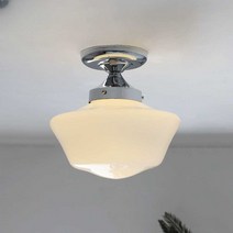 천창등 밀크 북유럽 천장 조명 램프 디자인 인테리어, 직경25x높이23cm-천장등-16와트LED