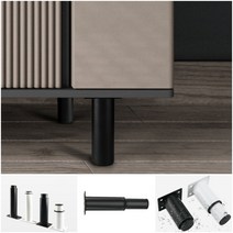 다리 식탁 서랍장 바닥 받침 테이블 거실장 바침 티자 튼튼 T자 길이 조절, 38x120mm화이트