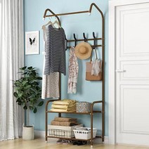 3in1 멀티 패션 행거, 브라운