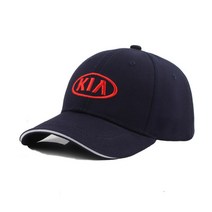 자동차 엠블럼 패션 골프 gorras F1 레이싱 카 팀 모토 GP 모자 야구 면화 수 놓은 snapback 기아 남자 자, 02 black 1