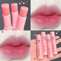 [립밤] LUCKYFINE 피치 내추럴 립밤 모이스처라이징 젤리 영양 립스틱 논스틱 오래 지속되는 립케어 화장품, 한개옵션1, 02 02