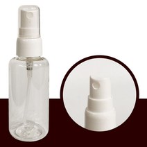 스프레이 60ml 휴대 투명 용기 분무기 공병 플라스틱 투병 미용 화장품소분, 단품