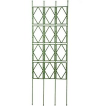 텃밭 정원말뚝 경량 연결식 벽면 메쉬 방부 가림막, 녹색 가로 60cm x 높이 1.5m 방청
