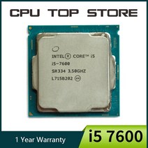 i5 7600 Intel Core i5 7600 3.5GHz 쿼드 코어 스레드 CPU 프로세서 6M 65W LGA 1151, 단일옵션