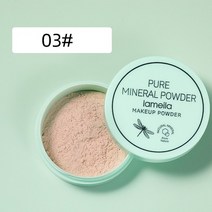 4색 메이크업 루스 파우더 투명 피니싱 방수 오일 컨트롤 페이스 세팅 파워 코스메틱, 03 03 Natural color