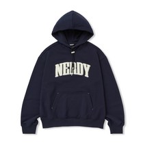 [국내매장정품 / 당일출고] NERDY 널디 부클 로고 풀오버 후디 네이비
